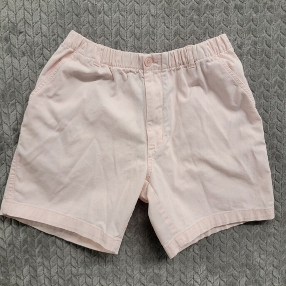 Southern Pines Shorts‎ Mens Size Medium 7" Elastic Waist Light Pink Pastel